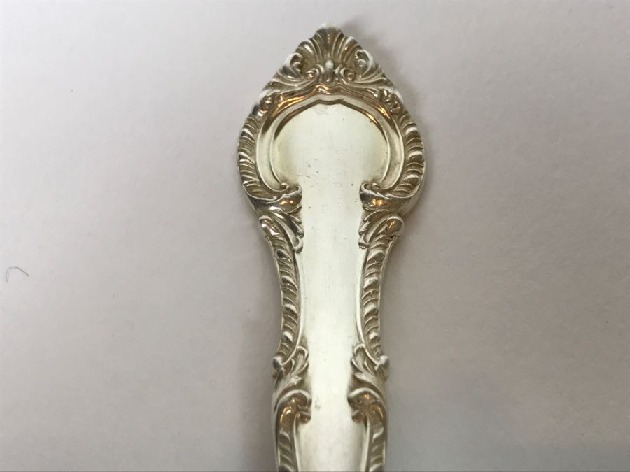 GORHAM English Gadroon Sterling Silver Flatware Set Apx Service For 8 With Gorham Silverware Chest - 1,735g Not Including Knives [Photo 14]