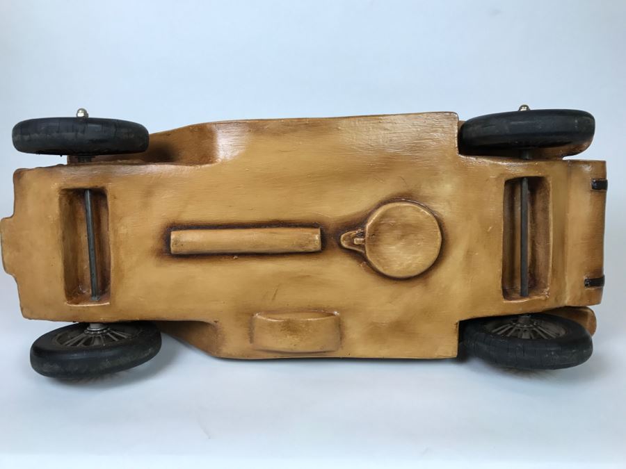 Large Decorative Antique 1913 Car Model With Driver [Photo 19]