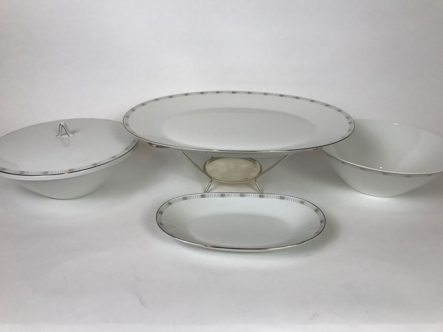 Vintage Mid Century Pattern Rosenthal Germany China Set See All   24070 2srj 