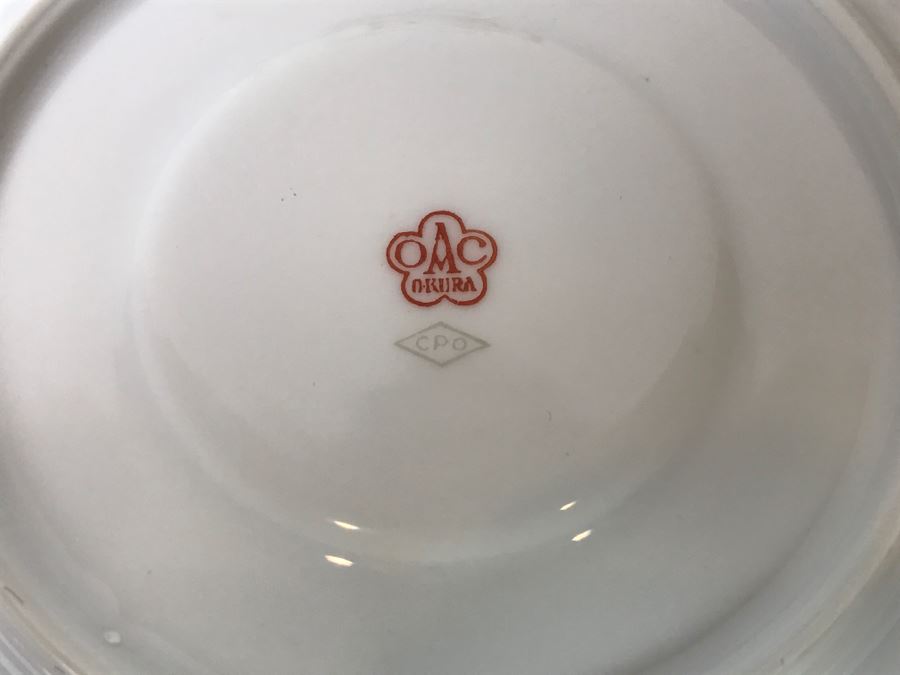 Vintage OAC Okura Japan China Set Coffee Service Apx 21 Pieces [Photo 12]