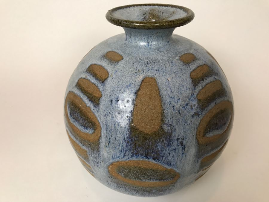 Vintage 1971 Mid-Century Pottery Vessel Signed Stephens [Photo 8]