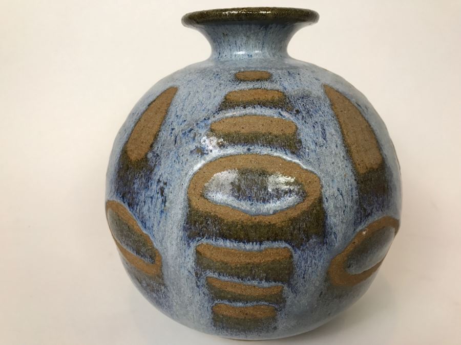 Vintage 1971 Mid-Century Pottery Vessel Signed Stephens [Photo 5]