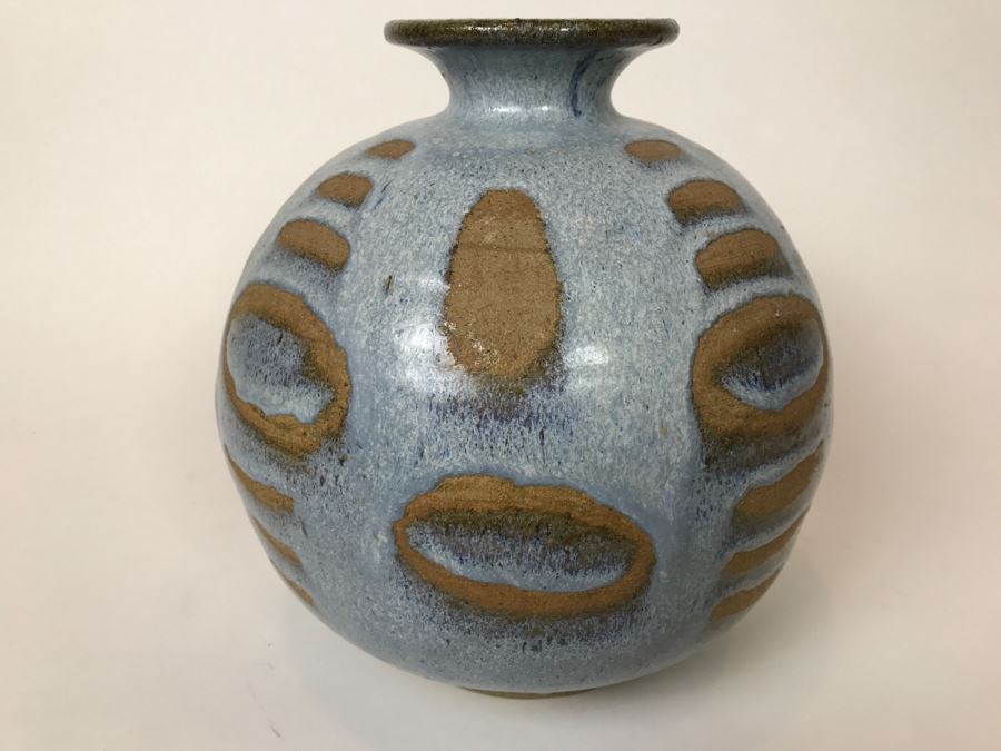 Vintage 1971 Mid-Century Pottery Vessel Signed Stephens [Photo 9]