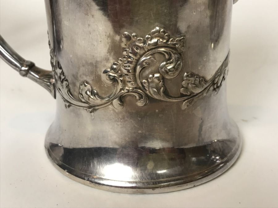 Vintage Pairpoint Mfg Co Quadruple Plate Silver Tea Set New Bedford, Mass [Photo 16]