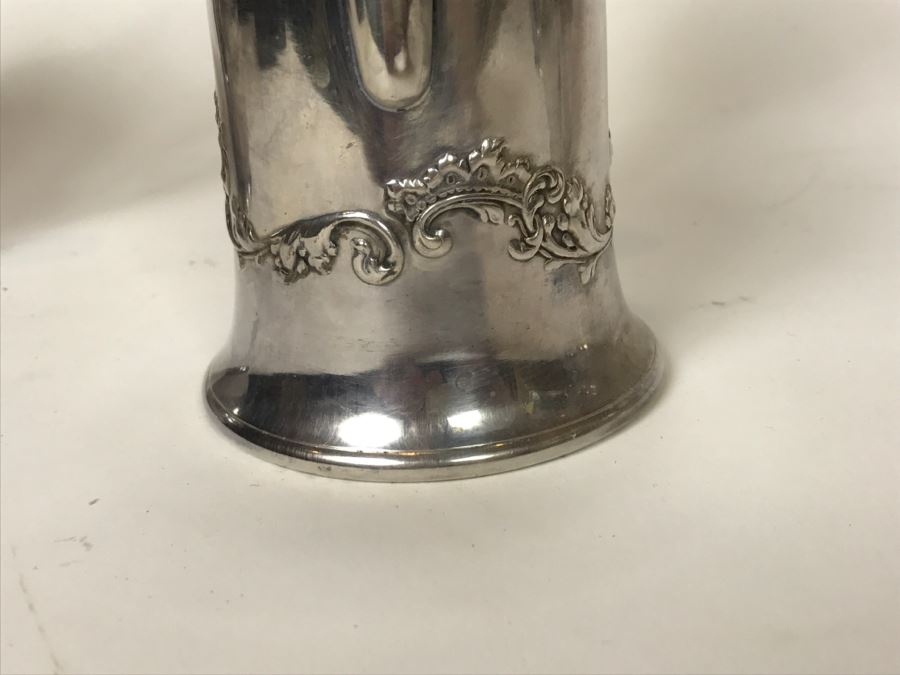 Vintage Pairpoint Mfg Co Quadruple Plate Silver Tea Set New Bedford, Mass [Photo 19]