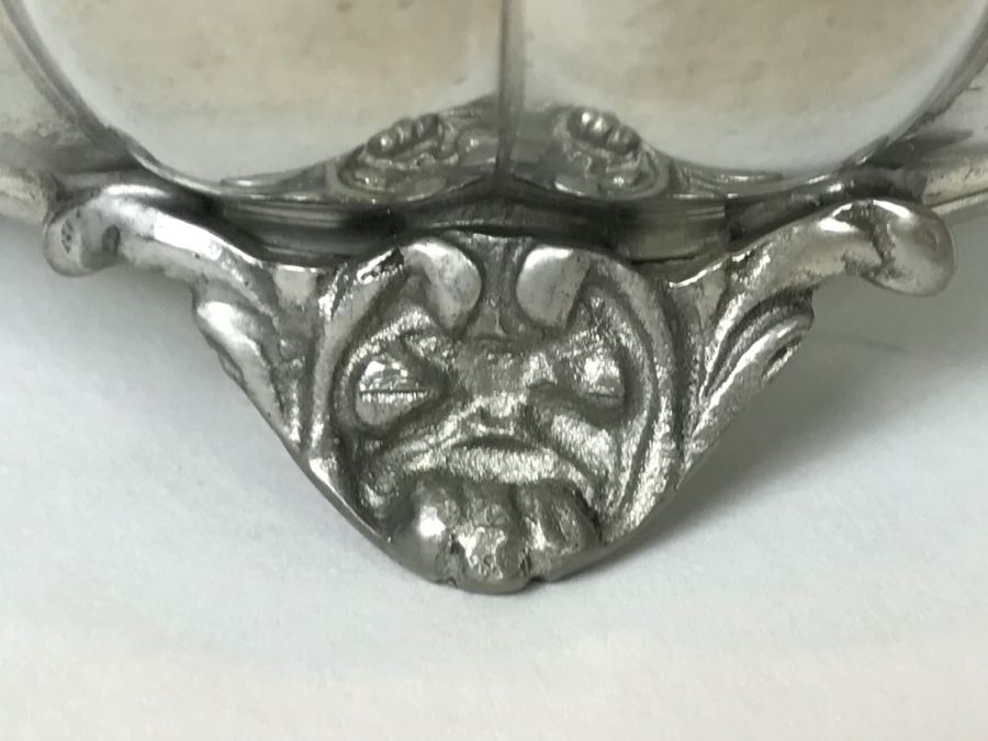 Vintage Peltro Ambrosiano Footed Covered Bowl [Photo 14]