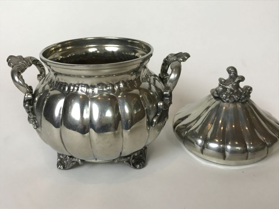 Vintage Peltro Ambrosiano Footed Covered Bowl [Photo 5]