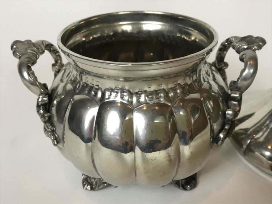 Vintage Peltro Ambrosiano Footed Covered Bowl [Photo 6]