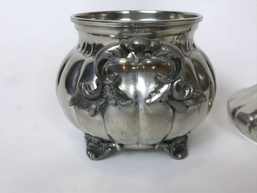 Vintage Peltro Ambrosiano Footed Covered Bowl [Photo 10]