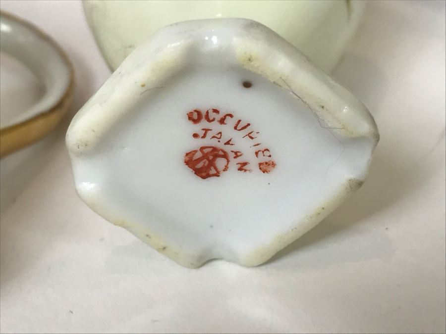 Miniature China Doll Pieces Mostly Signed Occupied Japan [Photo 15]
