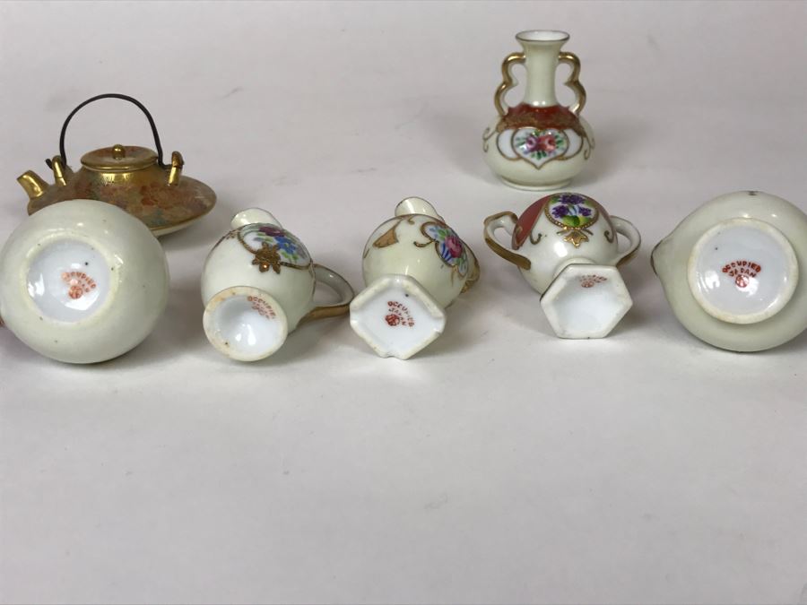 Miniature China Doll Pieces Mostly Signed Occupied Japan [Photo 12]