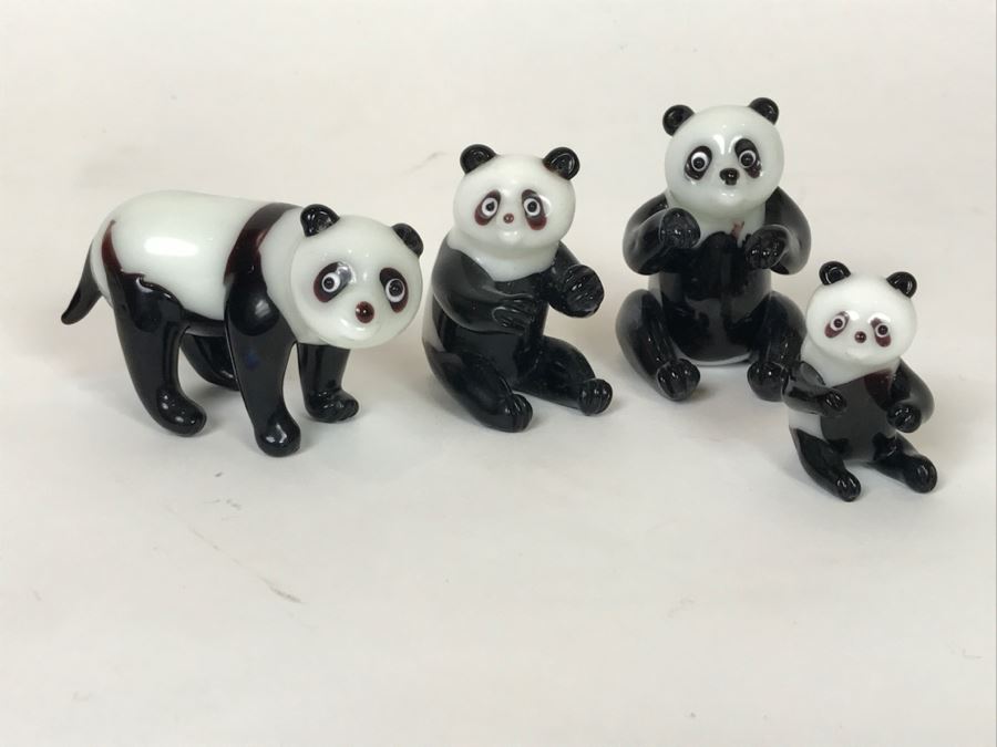 Miniature Glass Panda Figurines [Photo 2]