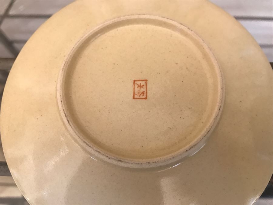 Vintage Hand Painted China Tea Set Signed Apx 22 Pieces [Photo 19]