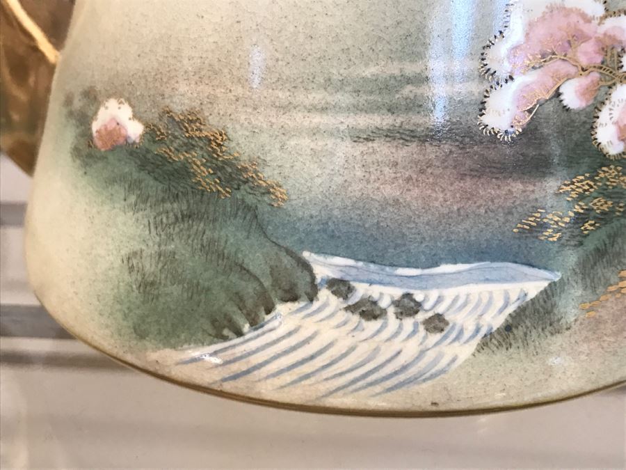 Vintage Hand Painted China Tea Set Signed Apx 22 Pieces [Photo 4]