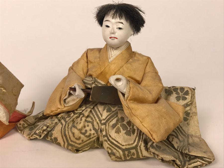 Pair Of Handmade Japanese Dolls [Photo 2]