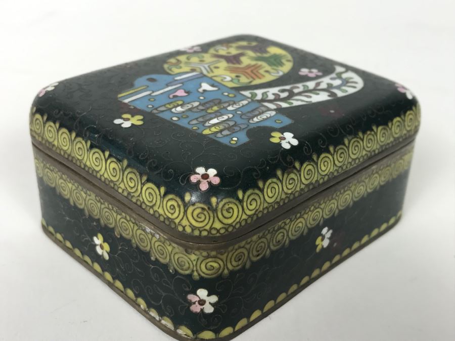 Small Cloisonne Trinket Box [Photo 3]