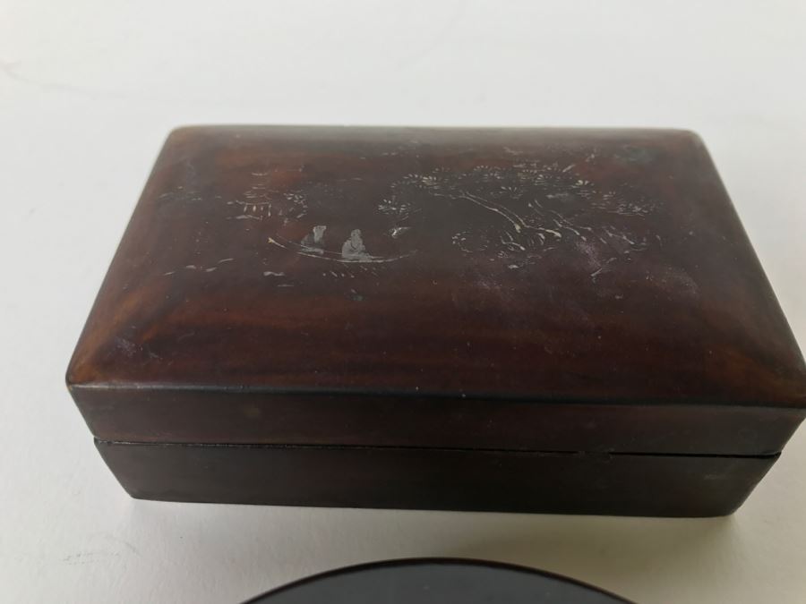 Pair Of Vintage Lacquer Boxes [Photo 5]