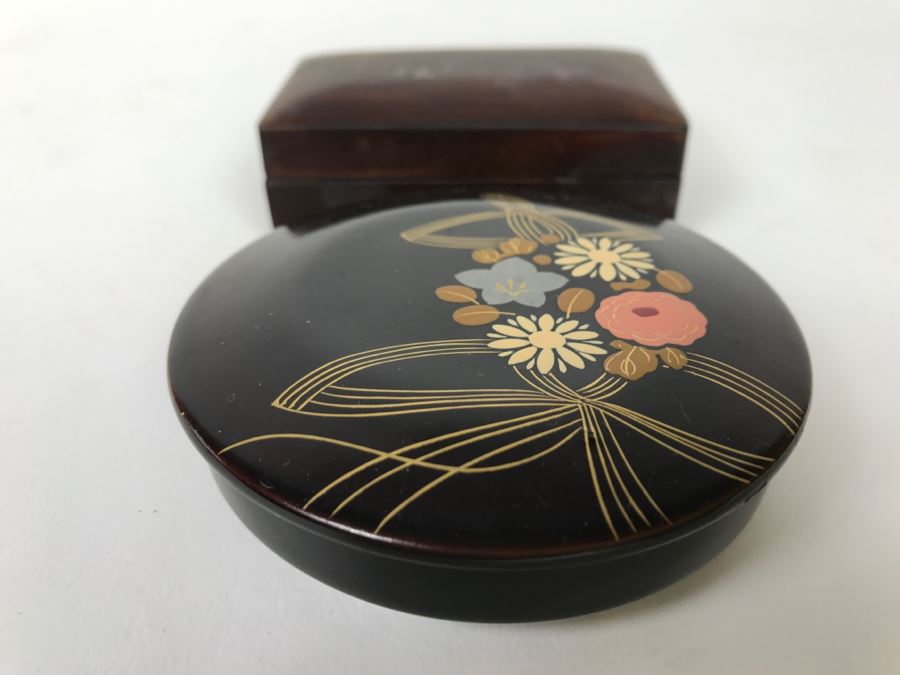 Pair Of Vintage Lacquer Boxes [Photo 1]