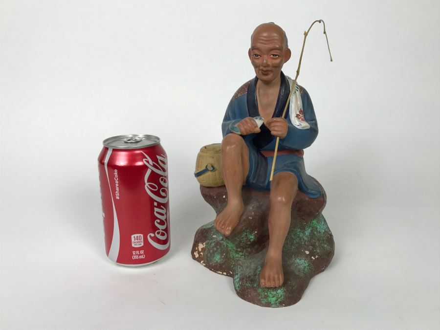 Hakata Urasaki Style Doll Japan Fisherman [Photo 1]