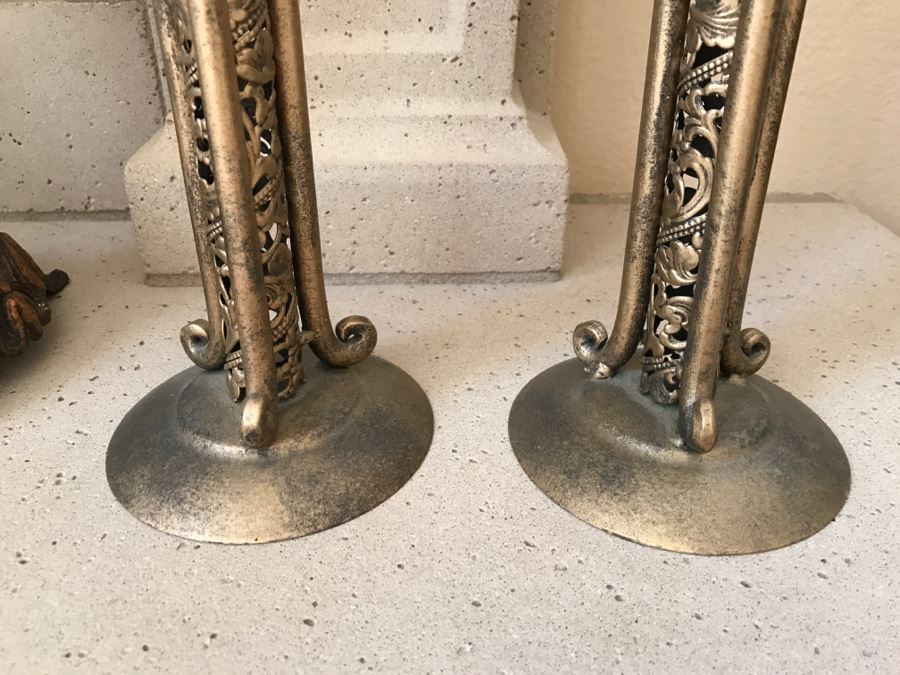 Set Of 4 Large Candle Holders [Photo 5]