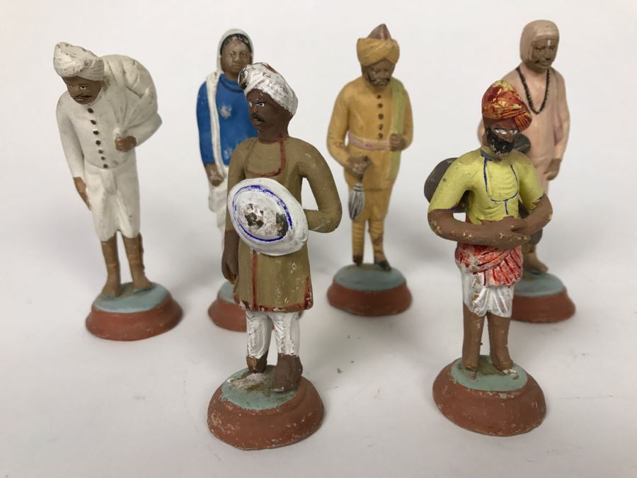 Collection Of Small Hand Painted Middle Eastern Figurines [Photo 2]