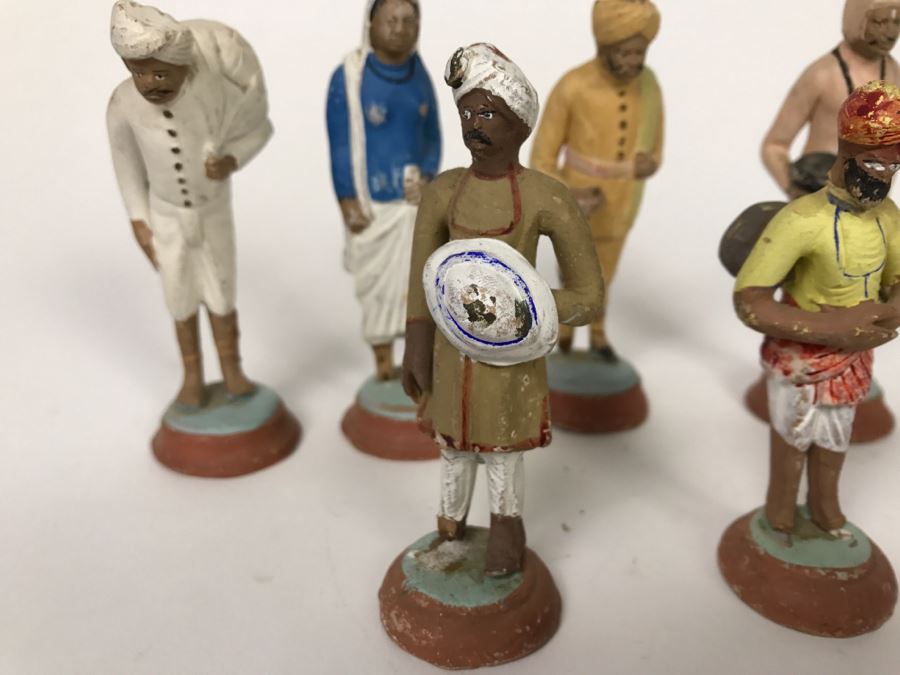Collection Of Small Hand Painted Middle Eastern Figurines [Photo 3]