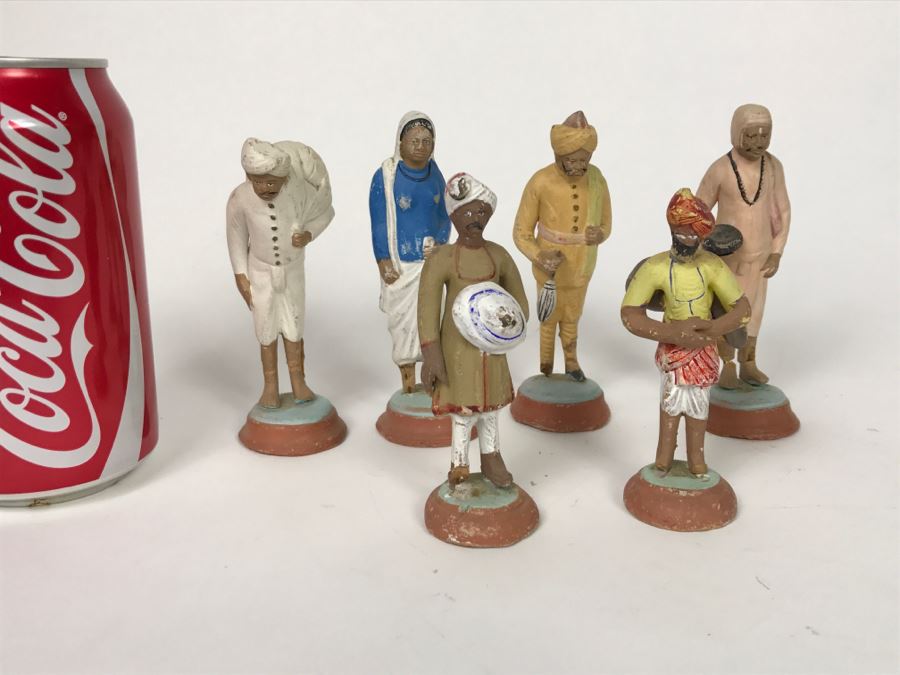 Collection Of Small Hand Painted Middle Eastern Figurines [Photo 1]