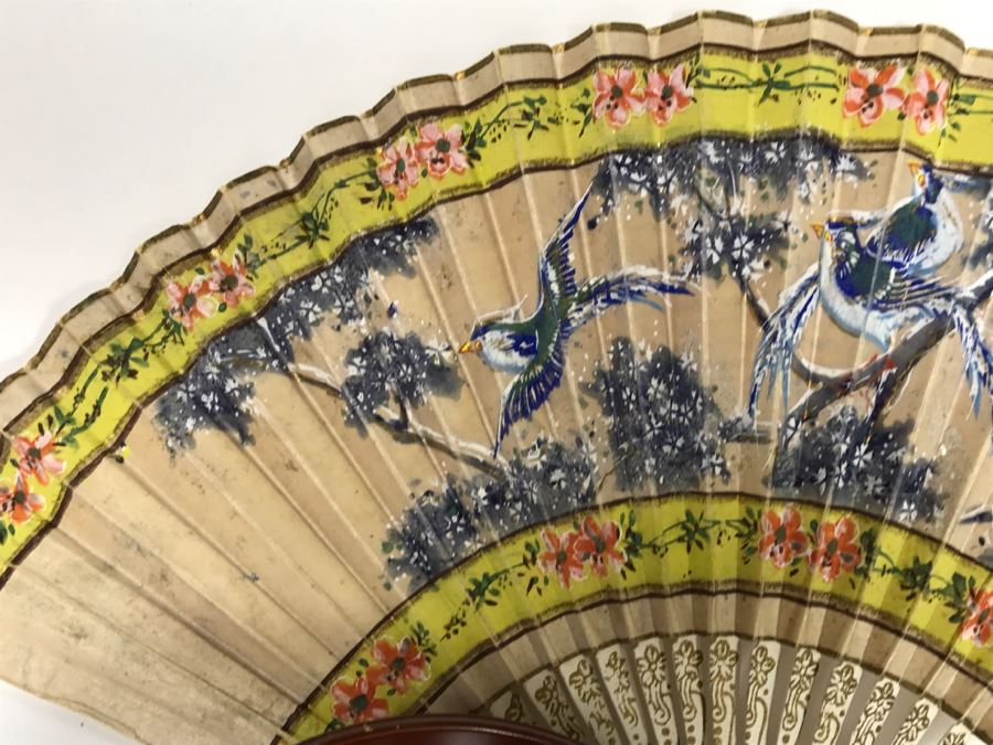 Vintage Lot Featuring Old Clown Doll, Vintage Fan, Vintage Playing Cards Case And Other Items [Photo 21]