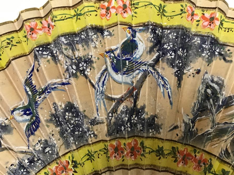 Vintage Lot Featuring Old Clown Doll, Vintage Fan, Vintage Playing Cards Case And Other Items [Photo 22]