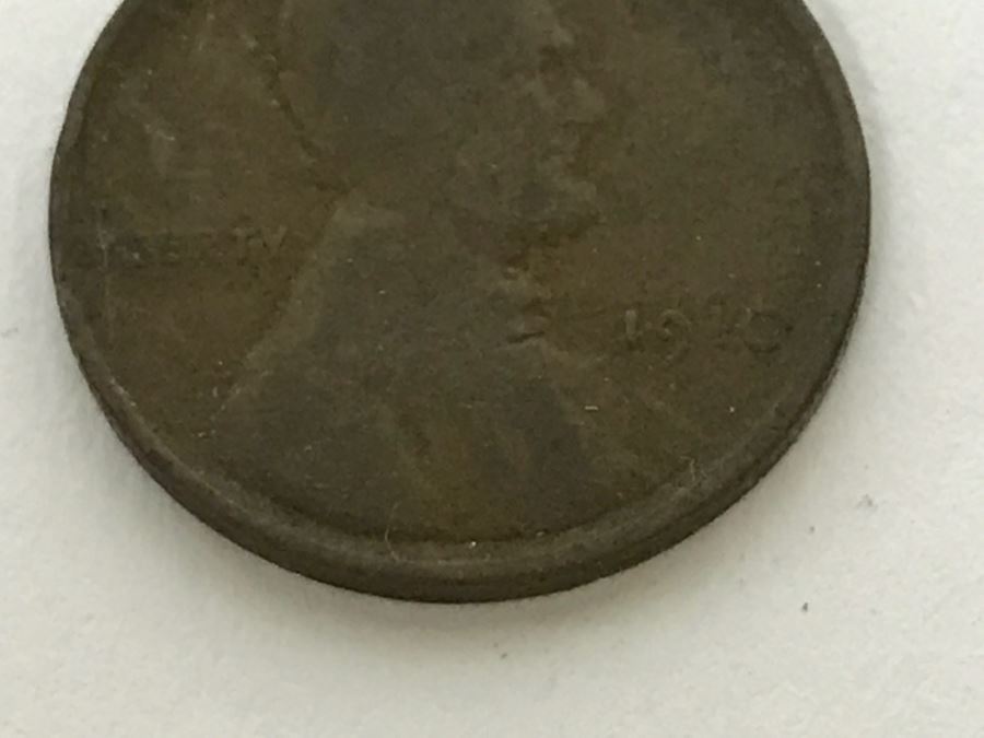 1906 Barber Silver Dime And 3 Lincoln Wheat Pennies [Photo 6]