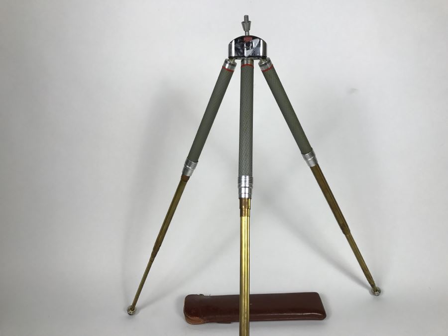 High Quality Biloret 2017 Telescoping Tripod With Leather Carrying Case Germany [Photo 1]