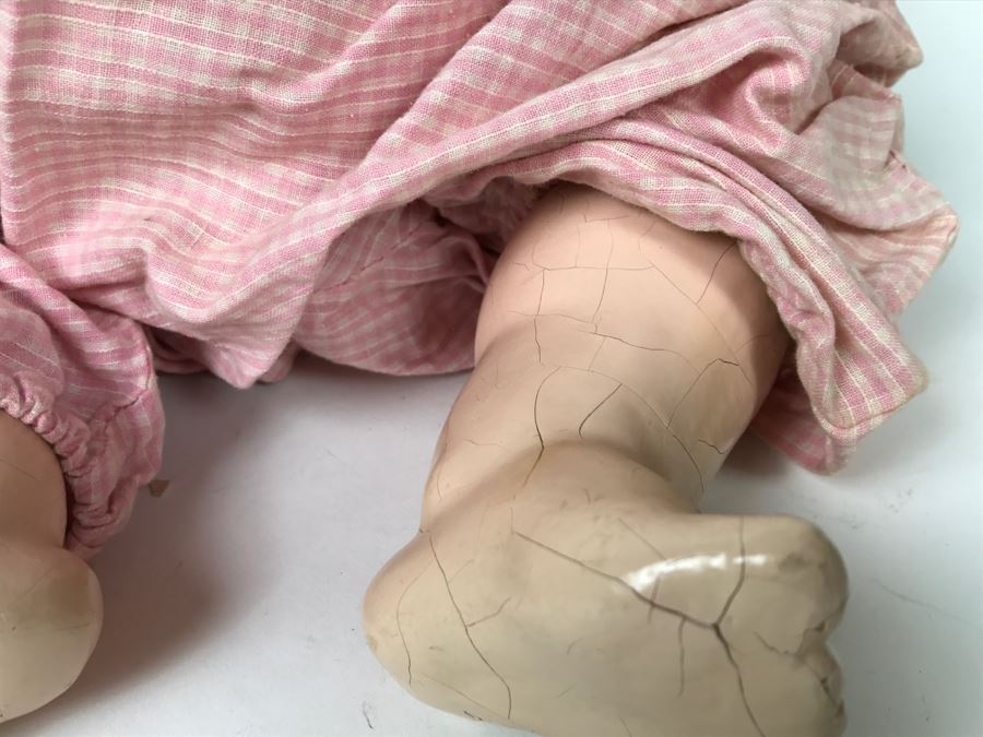 Antique 1917-1922 Zaiden Composition Doll By Colonial Toy Mfg Co - See Photos For Condition [Photo 13]
