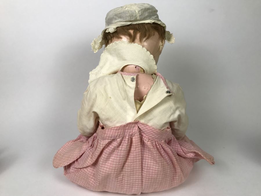 Antique 1917-1922 Zaiden Composition Doll By Colonial Toy Mfg Co - See Photos For Condition [Photo 22]