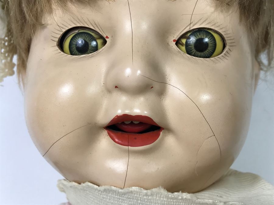 Antique 1917-1922 Zaiden Composition Doll By Colonial Toy Mfg Co - See Photos For Condition [Photo 3]