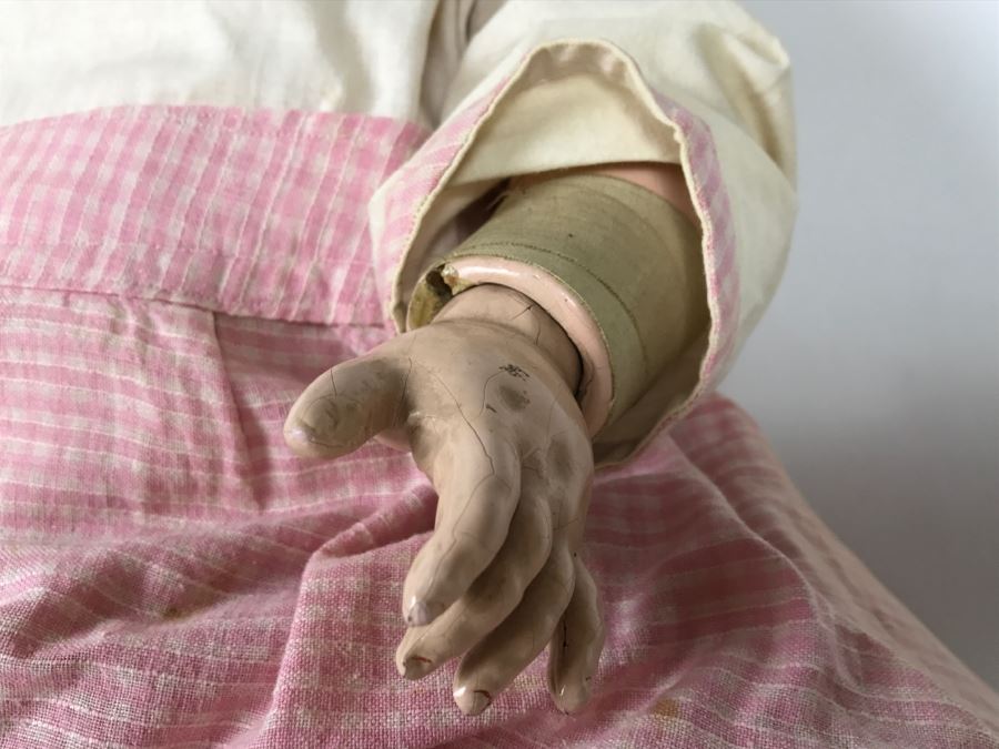 Antique 1917-1922 Zaiden Composition Doll By Colonial Toy Mfg Co - See Photos For Condition [Photo 9]