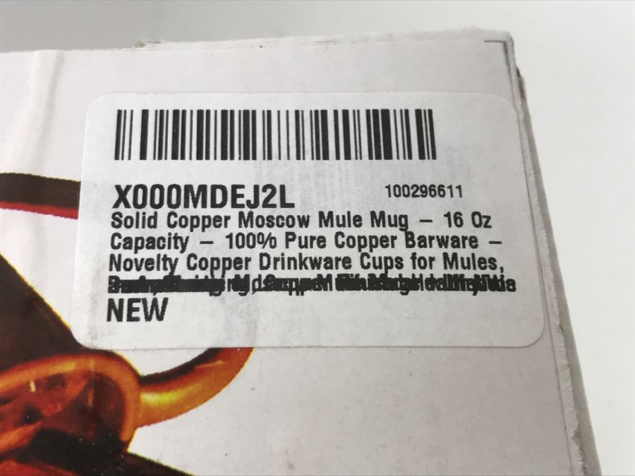 Set Of 3 New Solid Copper Mugs In Boxes [Photo 4]