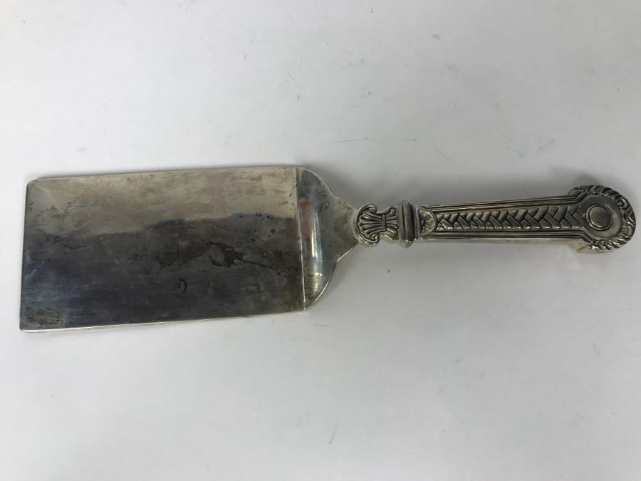 Vintage Ornate Godinger Silverplate Serving Spatula Server Celtic Pattern [Photo 6]