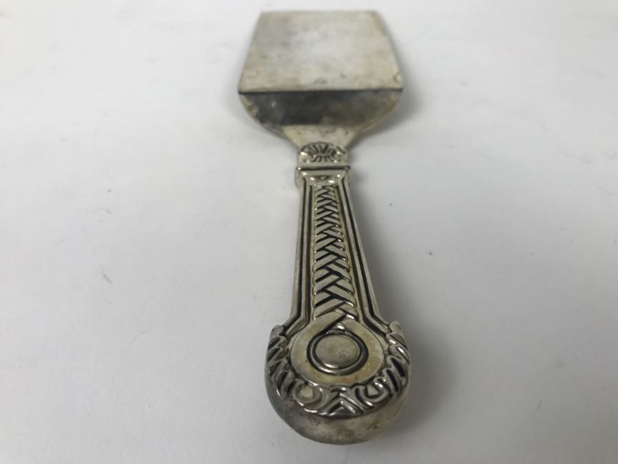 Vintage Ornate Godinger Silverplate Serving Spatula Server Celtic Pattern [Photo 9]