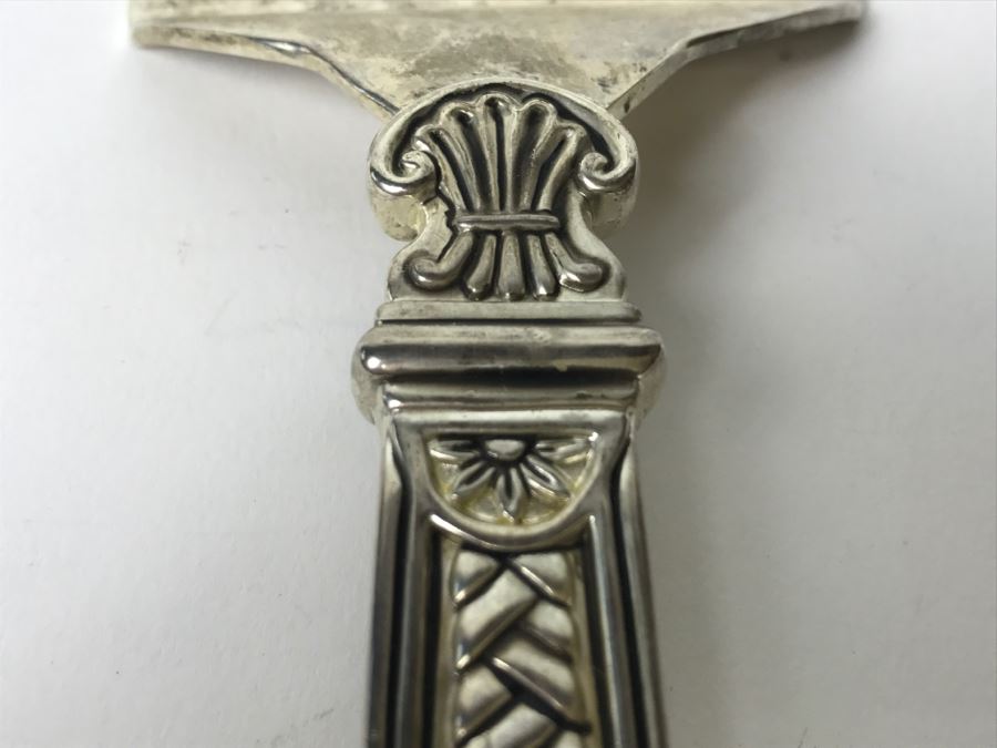 Vintage Ornate Godinger Silverplate Serving Spatula Server Celtic Pattern [Photo 8]