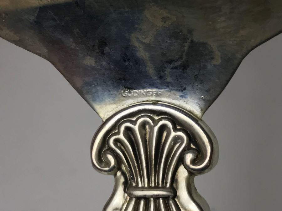 Vintage Ornate Godinger Silverplate Serving Spatula Server Celtic Pattern [Photo 11]