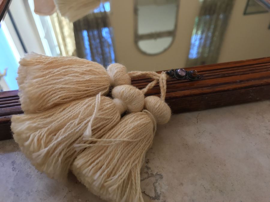 Vintage Wooden Wall Mirror [Photo 3]