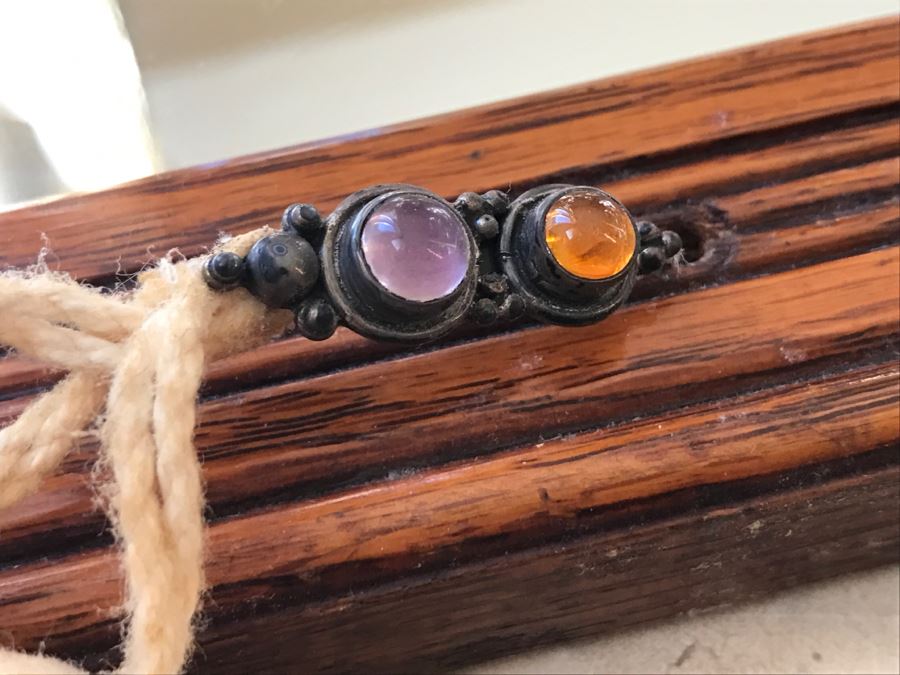 Vintage Wooden Wall Mirror [Photo 2]