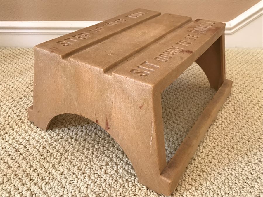 Vintage EMPIRE Toys Kids Step Stool 'Step Up To Be Tall - Sit Down To Be Small' [Photo 7]