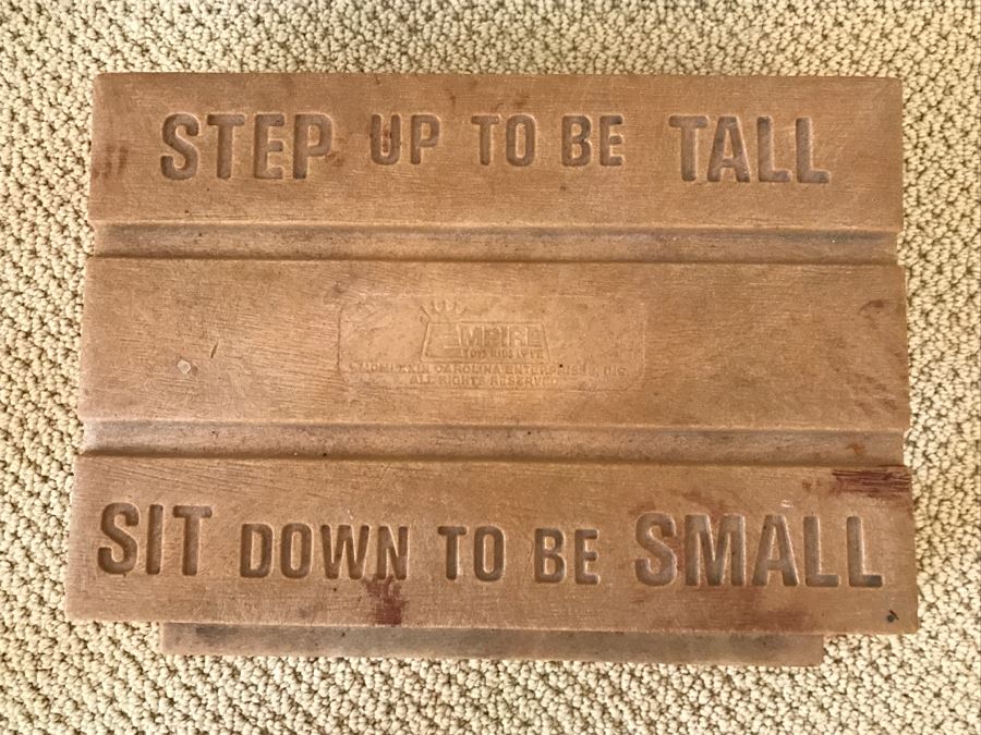 Vintage EMPIRE Toys Kids Step Stool 'Step Up To Be Tall - Sit Down To Be Small' [Photo 5]