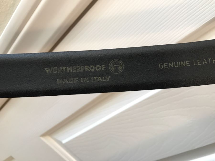 Nice Collection Of Men's Leather Dress Belts Yves Saint Laurent, Pierre Cardin And More Sizes 38ish [Photo 12]