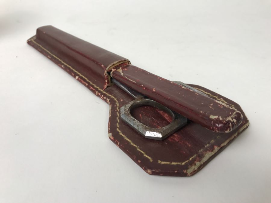 Vintage Scissors And Letter Opener With Sheath [Photo 2]