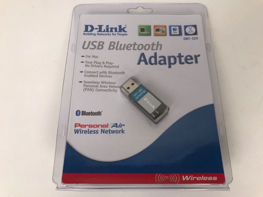 New Old Stock D-Link USB Bluetooth Adapter For Apple Mac Personal Air Wireless Network [Photo 1]