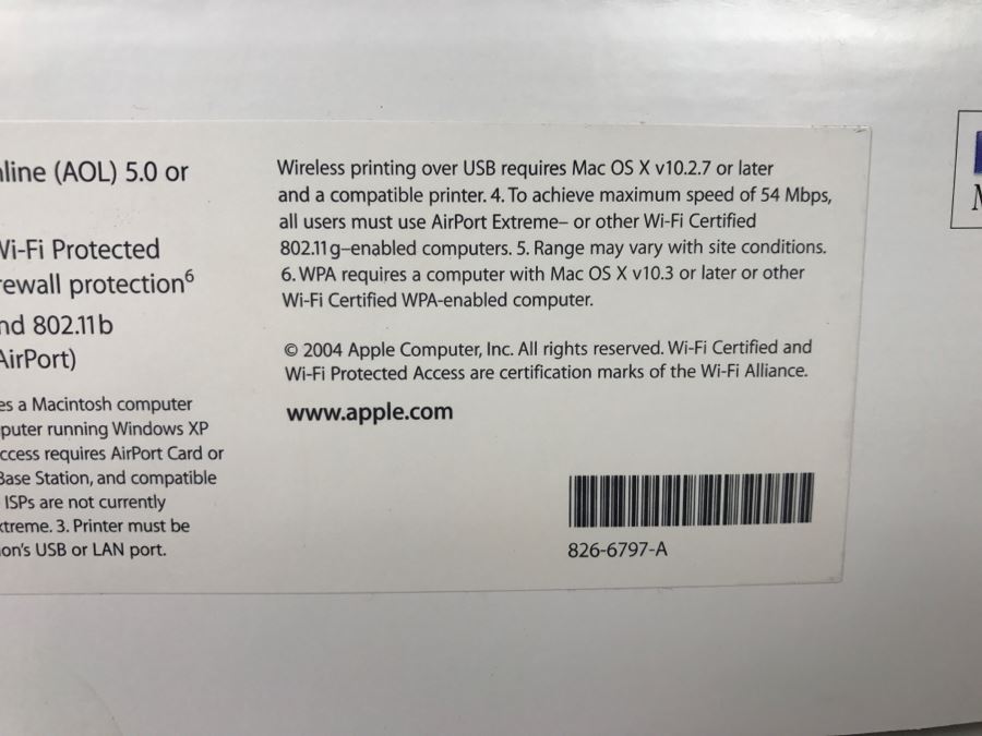 Apple AirPort Extreme Base Station 54 Mbps Wireless Networking [Photo 4]