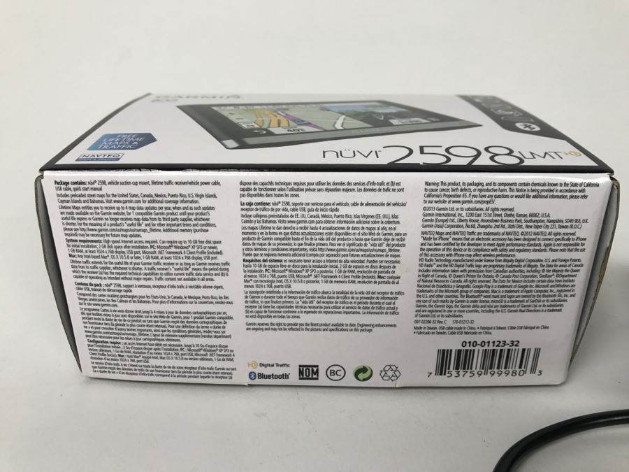 Garmin Nuvi 2598 Car Navigation System
