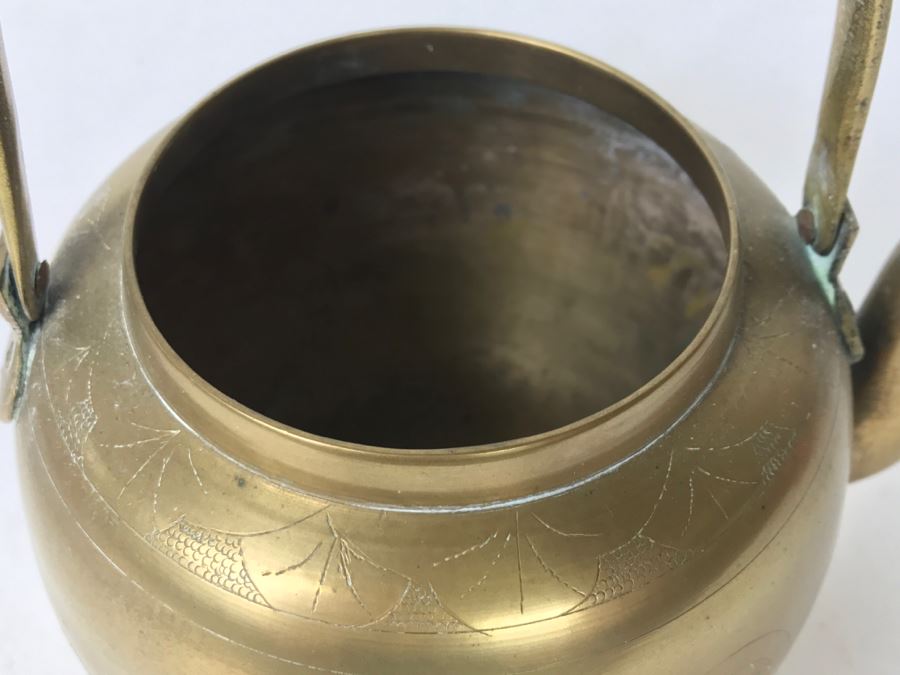Vintage Asian Brass Teapot [Photo 7]